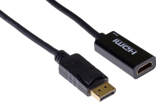 Pro Displayport Til Hdmi Adapter Dp Hann Til Hdmi Hunn