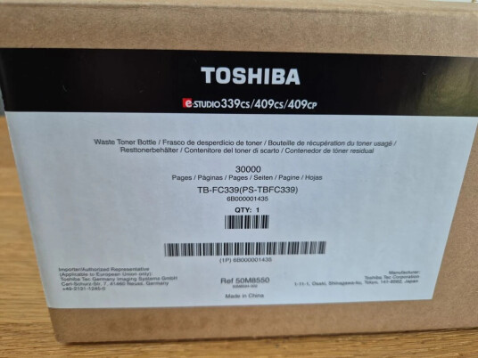Toshiba Avfallstoner Beholder TB-FC339 (50.000 sider)