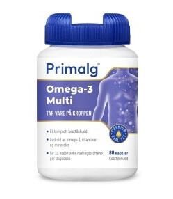 Primalg Omega 3 Multi 80 kapsler