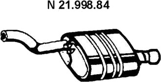 Bakre eksospotte VEGAZ BS-223EBER