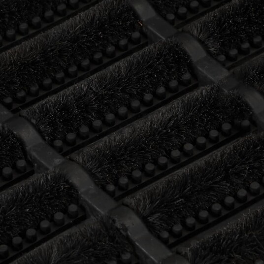 Dørmatte rektangulær 40x60 cm gummi og kokosfiber 8721012224711