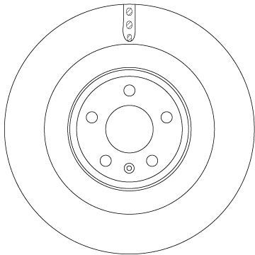 Bremseskive TRW DF6343S