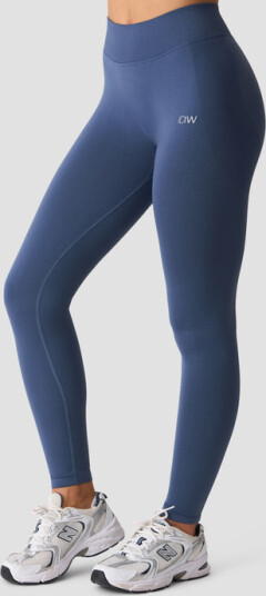 Smooth Seamless Tights V form Blå Blå Small Smooth Seamless Tights V form Blå Blå Small