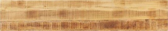 Bordplate 140x40x3,8 cm rektangulær grovt heltre mango