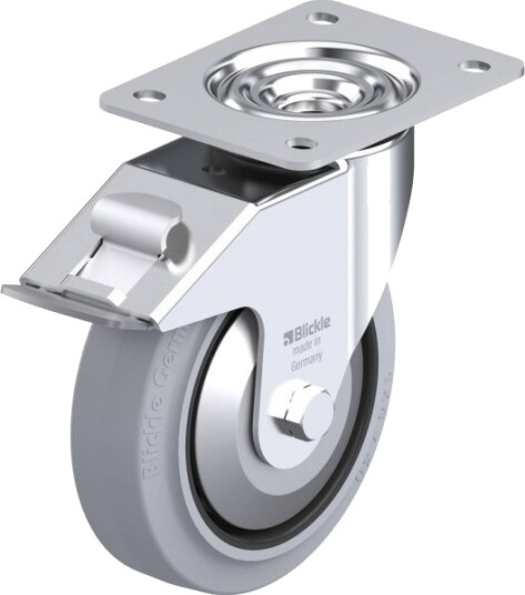 Blickle 718726 Le-Poev 160R-Fi-Sg-Fa Styrehjul Med Brems Hjuldiameter 160 Mm Bæreevne (Maks.) 300 Kg 1 Stk Blickle 718726 Le-Poev 160R-Fi-Sg-Fa Styrehjul Med Brems Hjuldiameter 160 Mm Bæreevne (Maks.) 300 Kg 1 Stk