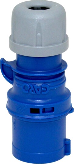 Garo P 316-9 Q Støpsel IP44, 4-Polet 16 A, Quick Blå, 9 H