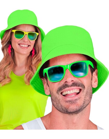 Bucket Hat/Bøttehatt Neon Grønn
