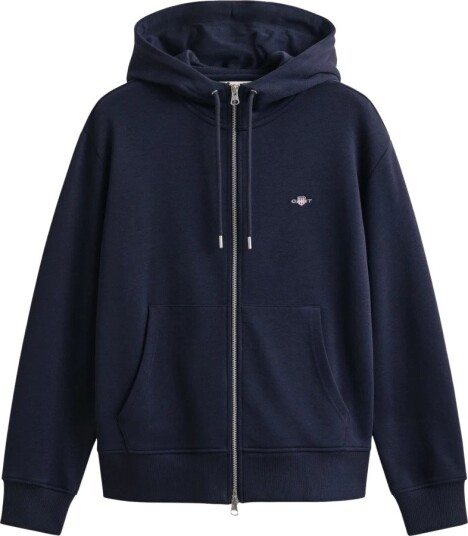 GANT Shield Zip Hoodie - Navy - M GANT Shield Zip Hoodie - Navy - M