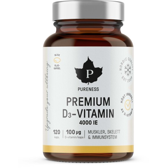 Pureness Premium D-Vitamin 120 stk Pureness Premium D-Vitamin 120 stk