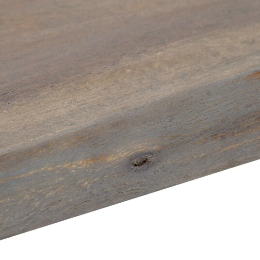 vidaXL Konsollbord grå 115x35x76 cm heltre akasie og jern