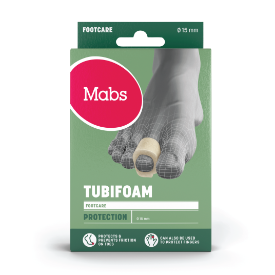 Mabs Mabs Tubifoam 15 mm x 10 cm 2 stk. Mabs Mabs Tubifoam 15 mm x 10 cm 2 stk.