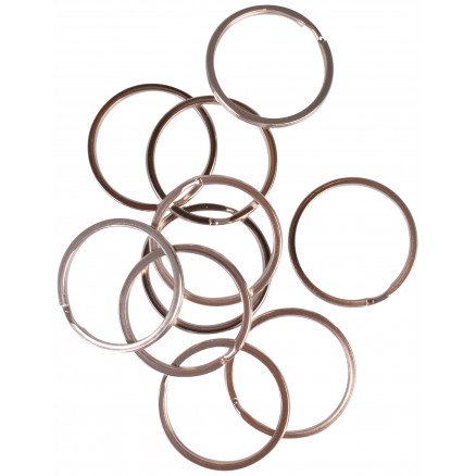Infinity Hearts Nøkkelring Bred Sølvfarget 35mm 10 stk Infinity Hearts Nøkkelring Bred Sølvfarget 35mm 10 stk