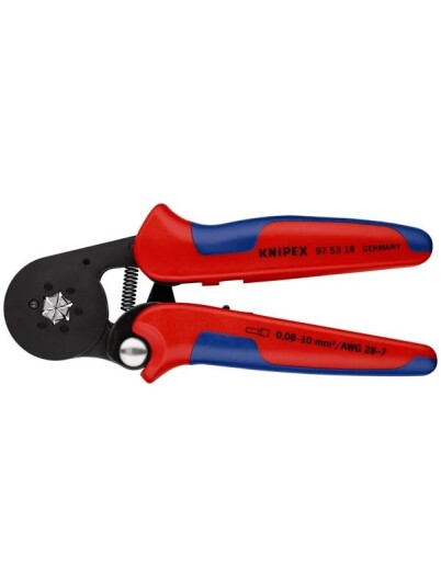Knipex Selvjusterende Krimpetang for Endehylser Opptil 10 mm