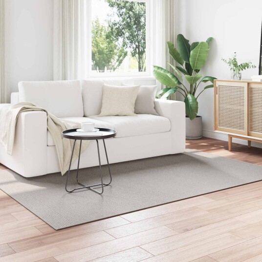  Områdetepper Rektangulær LUGO Krem og Grå 120 x 170 cm