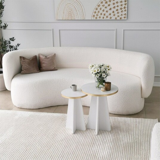 Munne Sofabord 40 cm - Hvit
