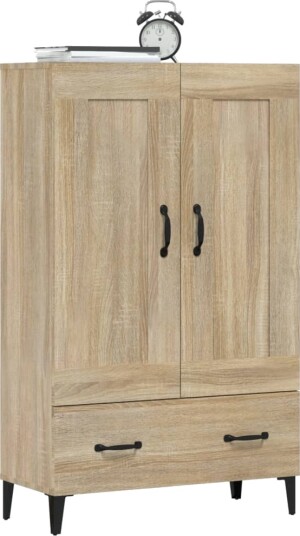  Highboard sonoma eik 70x31x115 cm konstruert tre