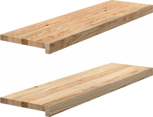 Vinduskarmer 2 stk Ubehandlet 90x25x2cm Heltre Eik Vinduskarmer 2 stk Ubehandlet 90x25x2cm Heltre Eik