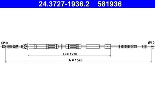 Bremsewire ATE 24.3727 1936.2 Bremsewire ATE 24.3727 1936.2