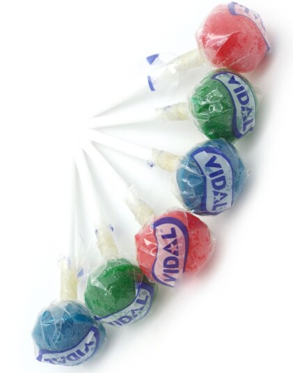 1 stk Vidal Tongue Painter Assortert Kjærlighet på Pinne