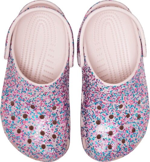 Crocs Sandaler   Classic+ Blend Glitter   Cocoa Cream   Crocs   28/29   Sandals Beige Lilla Rosa