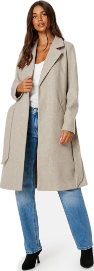 Vero Moda Fortuneaya Long Coat Beige M Vero Moda Fortuneaya Long Coat Beige M