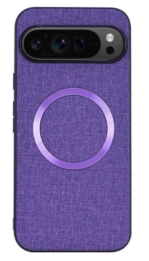 EIDERWOOD Google Pixel 9 Pro XL Plast Deksel med Grov Tekstur - MagSafe-Kompatibel - Lilla
