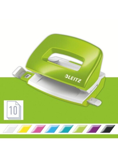 Leitz Hulapparat Mini 2hul/10arkWOW grn Leitz Hulapparat Mini 2hul/10arkWOW grn