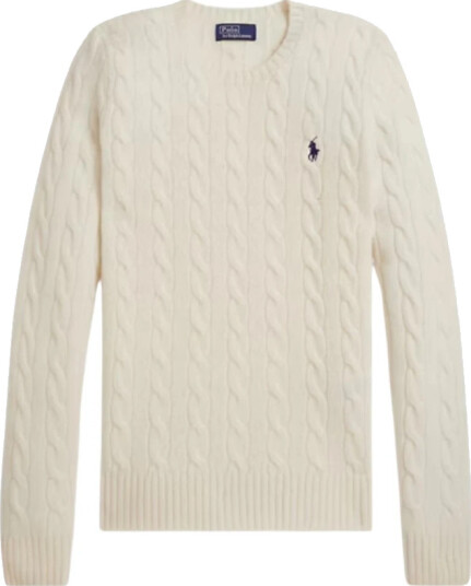 Ralph Lauren Polo Dame Strikkevarer Hvit XS Ralph Lauren Polo Dame Strikkevarer Hvit XS