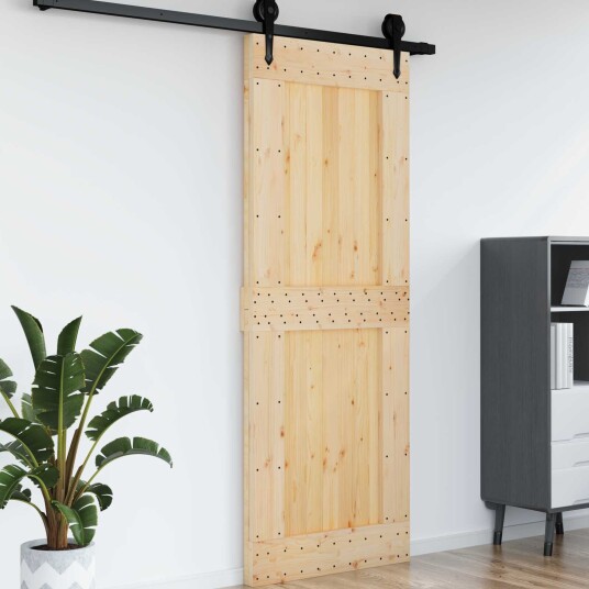  Dør NARVIK Naturlig 85 x 210 cm Massiv Furu Tre