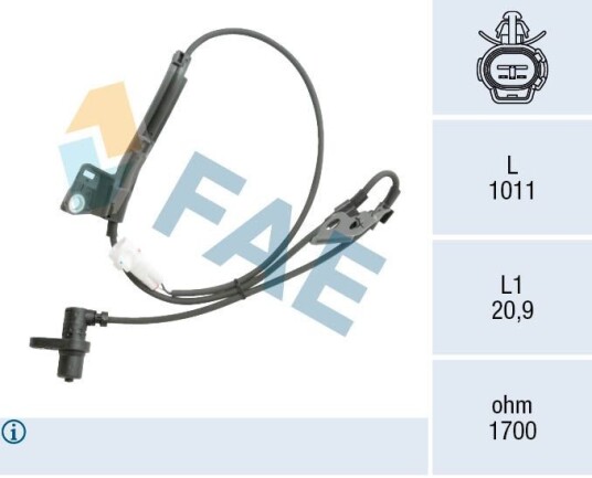 ABS sensor FAE 78561