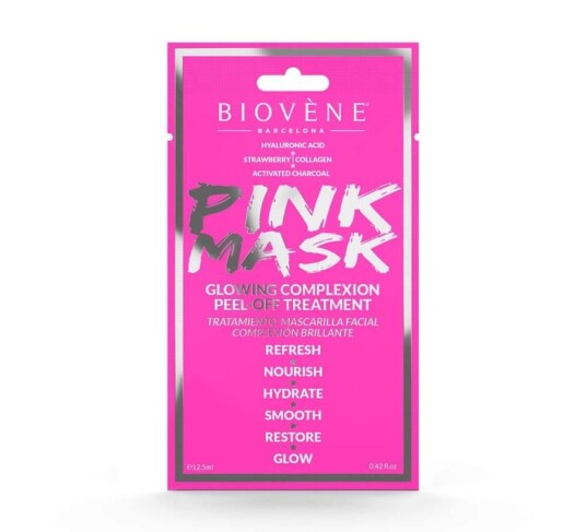 Biovène Pink Mask Glowing Complexion Peel-Off Treatment 12,5ml