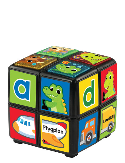 Vtech Vtech Twist & Teach Animal Cube - Multi/patterned - SWEDISH Vtech Vtech Twist & Teach Animal Cube - Multi/patterned - SWEDISH