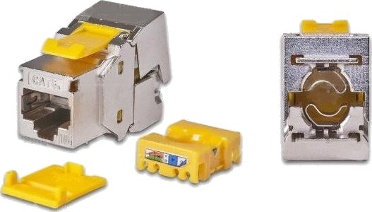 Triotronik Rj 45 Kat6a Stp Gult Metallisk