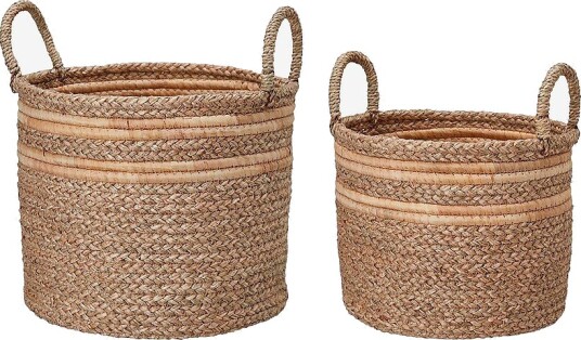 Wikholm Form Thi Basket Striped 2 pakning Natur