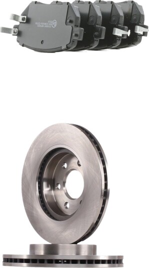 Bremseskiver og -klosser RIDEX 3405B3076