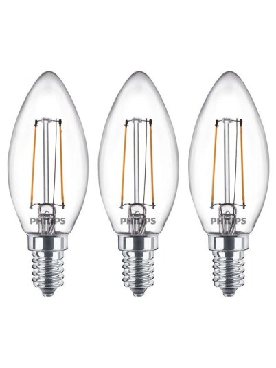 Philips LED-lyspære LEDClassic 25W B35 E14 WW CL ND 3PF/6 E14 Philips LED-lyspære LEDClassic 25W B35 E14 WW CL ND 3PF/6 E14