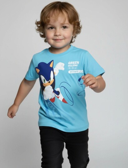 Sonic Tshirt Blue 116