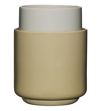 Hübsch - Deux Pots 2 pcs. Light Green/Sand - Lampemesteren