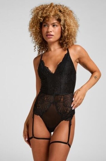Hunkemöller Body Erica Svart