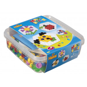 Hama Maxi sticks Gaveeske 9641 med 300 Maxi Sticks & Sekskantede Hullp Hama Maxi sticks Gaveeske 9641 med 300 Maxi Sticks & Sekskantede Hullp