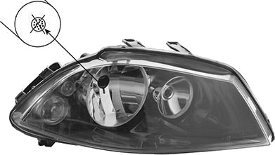 VAN WEZEL 4917988 Frontlykter