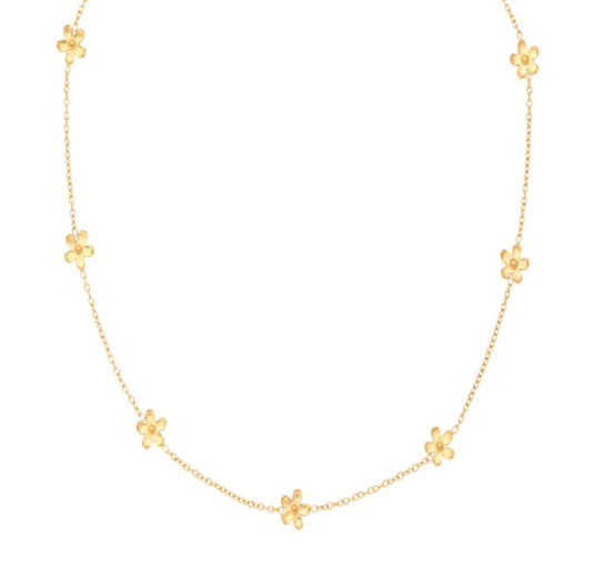 Sistie 2Nd Camellia Necklace Forgylt Rustfritt stål 4.2 cm