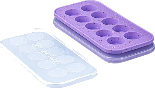 SOUPER CUBES Matoppbevaring i Silikon m/lokk Cookie-tray, 2pk, L SOUPER CUBES Matoppbevaring i Silikon m/lokk Cookie-tray, 2pk, L