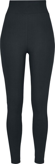 Urban Classics Leggings - Ladies High Waist Leggings - XS til 5XL - Damer - svart Urban Classics Leggings - Ladies High Waist Leggings - XS til 5XL - Damer - svart