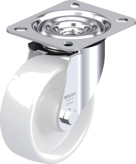Blickle 420851 Le-Ppn 100R Styrehjul, Hjuldiameter 100 Mm, Bæreevne (Maks.) 150 Kg, 1 Stk