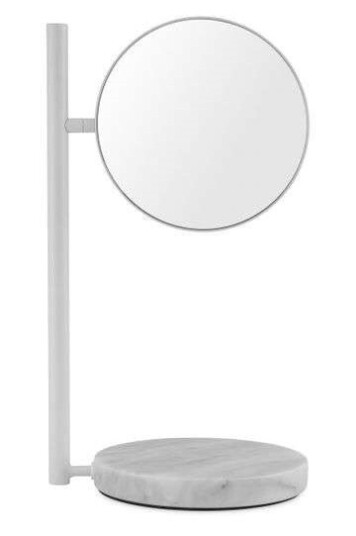 Normann Copenhagen Pose dobbeltsidig bordspeil 21 x 39 cm Hvit