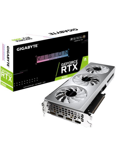 GIGABYTE GeForce RTX 3060 VISION OC LHR 12GB GDDR6 - 12GB GDDR6 RAM - Grafikkort