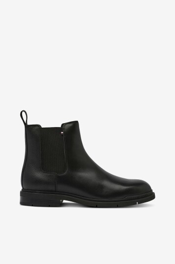 Tommy Hilfiger Boots Flexible Hilfiger Warm Lth Chels Svart