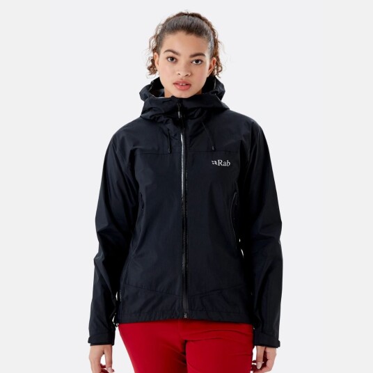 Rab  Downpour Plus 2.0 Jacket Wmns Dane bl BLACK 16