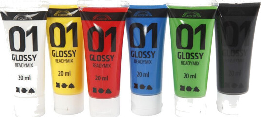 Creativ Company A-Color - Acrylic Paint - Glossy (6 x 20 ml)